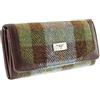 Glen Appin Harris Tweed Donna Bute Ripiegato Borsetta LB2000 - Colore 15 Blu Quadri