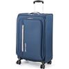 Pierre Cardin Cion Bagaglio con lati morbidi e ruote resistenti testate sotto stress | Valigia con maniglia telescopica e cinghie di imballaggio CL610M, L