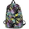 FANDARE Zaini Casual Zaino Scuola Ragazza Ragazzi Zainetto Cartelle Zaino Scuola Borse a Zaino Laptop Zainetti per Donna Uomo All'aperto Viaggio Università Daypacks Impermeabile Poliestere Graffiti