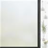 GUOJUN Pellicola Privacy Finestre, Pellicola Adesiva per Vetri, Privacy Finestre 65 x 120 cm Satinata Autoadesiva No Colla Anti UV per Cucina, Casa, Ufficio, Bagno, Opaco puro