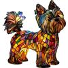 Generic Lampade per cani Corgi Lampade Pug Lampada Shih Tzu, Lampada da tavolo a LED a tema animale domestico, Luce bassotto Schnauzer, Luce notturna di serie Art Cute Pet Dogs a tema LED Luci da tavolo (C)