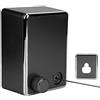 Wakects Filo Stendibiancheria Retrattile in Acciaio Inox Stendino Telescopico da Parete Stendibiancheria Estensibile a Scomparsa Fino a 4,2 m/20 kg per Interni ed Esterni(Nero)
