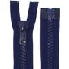 Erlif Cerniera lampo in plastica divisibile, grande fino a 3 metri di lunghezza (blu scuro, 300 cm)