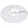 Hyuduo Kit di Sostituzione per Luce Ventilatore da Soffitto, Piastra Frontale, Luce da Incasso a Soffitto, 270 Mm, Magnetica, 3 CCT 3000 K, 4200 K, 6500 K, Dimmerabile, 24 W, LED, Kit