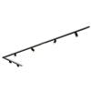 CALEX Sistema di binario LED, 3 m con 6 faretti GU10 orientabili, colore nero opaco, plafoniera moderna