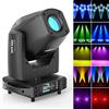 Coolighine 250W LED Teste Mobili, 3-in-1 Fascio/Modello/Lavaggio con d-mx512 Controllo Attivazione Vocale 9+1 Ruota Colore 8000K Luce Bianca per Palco Festa DJ Concerto Bar