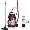 Einhell Aspiratore TE-VC 3080 SACL (1150 W, 220 mbar di potenza, serbatoio da 30 L, classe di protezione dalla polvere L, filtro HEPA, pulizia del filtro, presa automatica, accessori inclusi)