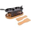Cosy & Trendy Raschietto ovale in acciaio inox+ 2 spatole, 2 persone