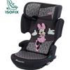 Bebeconfort Disney RoadFix i-Size, Seggiolino auto per bambini, 3,5-12 anni, Miss Minnie, pieghevole, leggero (4,4 kg), 14 posizioni del poggiatesta, Minnie autentica