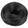 FDEETY Chignon Coda di Cavallo Extension per Capelli Elastico Posticcio per Capelli Chignon Dritto Corto Coda di Cavallo Bun Extension Parrucca Donna(A)