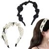 Eclove 2pz Cerchietti per Capelli Donna a Pois con Fiocco, Nodo Fermacapelli, Fascia Capelli di Regolabile Classico Multicolore, Vintage Imbottite per Donna e Ragazze