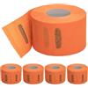 FOLODA 5 rotoli usa e getta da barbiere strisce di carta per collo accessori da barbiere strisce elastiche per il collo di carta per lo styling del salone di capelli