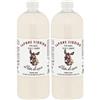 Generico Delicato D'Asina Sapone Liquido - Flacone Ricarica da 1000ml, Certificato AIAB - Detergente a Base di Latte D'Asina, Per Uso Frequente Senza Irritazione (2 Confezioni)