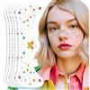 Kireida Pride Lentiggini Viso Tatuaggio Arcobaleno Farfalla Brillantini Decorazioni Temporanee Resistenti All'acqua LGBTQ+ Trucco Scintillante Per Sfilate Eventi Festivi