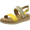 s.Oliver 5-5-28227-34, Sandali con Cinturino alla Caviglia Donna, Giallo Giallo 600, 37 EU