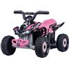Sun&Sport Quad cavalcabile elettrico - rosa - 2+ - sun & sport