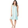 Exquisite Form Vanity Fair 30807 - Abito Corto da Donna, Taglie Forti Azure Mist XXX-Large