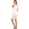Suprima - Body con chiusura lampo sulla schiena bianco M