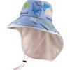 MK MATT KEELY Cappello da Sole Bambini con Visiera Estivo Protezione Nuca Cappellino con Tesa Larga per 3 a 12 Anni Ragazzi Ragazze,