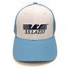 Generico Sfiziosa Cappello Lazio con Visiera Colore Bianco-Celeste con Logo Aquila Berretto da Baseball
