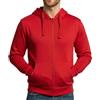 ROCK-IT Apparel Felpa con Cappuccio Uomo con Zip - Giacca Pesante con Comode Tasche Laterali ZIPPATE [Taglie S-5XL] Rosso 5XL