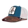 Goorin Bros., The Farm, cappello trucker per bambini, motivo: Little Raptor, colore blu, taglia unica, Multicolore, Taglia unica