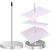 KARELLS Spike per Ricevute, Porta Scontrini, 2 Pezzi Spike per Ricevute Porta Comande Infilzacarte, Porta Memo in Carta, Porta Ricevute con Punta di Carta, per Ristoranti Caffè Uffici Cucina
