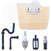 WHALJSDOZ Air Fuel Filter Kit Fit For MS340 MS360 034 036 Chainsaw 11251201612