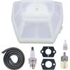 WHALJSDOZ Carburetor Air Filter Kit Fit For Echo CS590 CS600P CS620 P021016370 Chainsaw