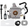 WHALJSDOZ Carburetor Fit For 017 018 MS170 MS180 Chainsaw C1QS57 C1QS57A C1QS57B 11301200603 11301240800