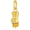 HAEPIAR S925 Sterling Silber Charme für Armband Halskette Charm Dangle Guanto d'oro für Frauen Mädchen Geburtstag Geschenke