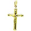 PEGASO GIOIELLI Ciondolo in Oro Giallo 18kt (750) Pendente Croce con Cristo Cappucci Uomo Donna