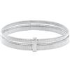 Morellato Bracciale Donna in Acciaio, Cristalli, Collezione ONDA, Bangle