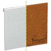 innogard 6021-003 - Connettore per nastro di bordatura del prato - Acciaio corten - Elemento di collegamento per la bordatura del letto, altezza 25 cm