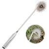 Generic 4 denti in acciaio al manganese da giardino, strumento manuale a doppio scopo per sarchiatore da giardino, pala da giardino, giardinaggio, piantagione diserbo (30 cm, girasole)