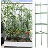 Mokyler - Set di 60 bracci da giardino in plastica da 32 cm, per gabbia di pomodori, con pali da 11 mm di diametro