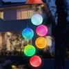 Ulalaza Campana a Vento Solare a LED Che Cambia Colore Luci solari Decorazioni romantiche per Patio Giardino Yard Home