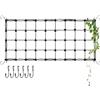 BORDEAG Rete Elastica Per Piante, Rete A Pressione Per Piante120*240CM, Rete Per Piante Rampicanti, Rete Per Rampicanti, Rete In Corda Flessibile Per Giardinaggio Piantare Tenda Pianta Rampicante