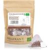 FRISAFRAN | Piramidi di tè rosso Pu Erh Bio 60Un | 120g | Dimagrimento | Diuretico | Digestivo | Disintossicante | Bruciagrassi | Tè Drenante | tisana in bustine | tè puerh | infusione senza additivi