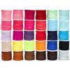 Bright Creations - Cordoncino in finta pelle scamosciata (confezione da 30), 30 colori