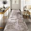 Cekene Tappeti Corridoio Lungo 80x300cm Moderno Beige Passatoia Corridoio Tappeti Cucina Antiscivolo Lavabile Astratto Tappeto Lungo per Ingresso Cucina Lavanderie