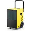 DAHTEC Deumidificatore Elettrico Professionale (max 30 L/24h), con Serbatoio Grande Capienza 7 L e Scarico Automatico, Ideale per Casa, Cantine e Locali fino a 90 m²/230 m³