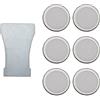 Ruiwaer 7 PZ Ultrasuoni Mist Maker Disco Fogger Sostituzione Dischi Ceramica Ad Ultrasuoni Mist Maker Acqua Fogger Dischi Ceramica Atomizzatore Umidificatore Accessori Parti Umidificatore