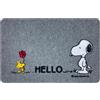 Italia Magazzini Tappeto Zerbino Ingresso Gomma Antiscivolo Resistente Fantasia Snoopy Welcome (Hello)