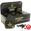 OroNero ORO NERO : LIQUIRIZIA PURISSIMA IN GUSTOSISSIMI TRONCHETTI NERI | EXPO DISPLAY DA 18 ASTUCCI IN ALLUMINIO