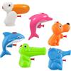 JOKILY Mini Pistola ad Acqua per Bambini - Set da 6 Pezzi, Animali, Assorbitori Giocattoli Estivi