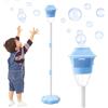 Vulaop Bubble Torch, lampada da giardino, macchina per bolle di sapone, per esterni, con luce e musica, ricaricabile, con 20.000 bolle al minuto, per feste in giardino, bambini (rosso) (blu)