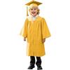 Generico 2-12 Anni Abito da Laurea Bambini con Toga Accademica Cappello Tocco e Nappa Cerimonia di Laurea Vestito Accademico Outfit Palcoscenico Performance