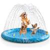 ALL FOR PAWS Tappetino per irrigatore per cani, tappetino da gioco per spruzzi d'acqua, tappetino da gioco estivo per esterni, giardino estivo, tappetino da gioco per bambini e animali domestici, 130