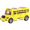 KTUXZCI Emozionanti giocattoli per scuolabus, divertenti modelli di auto a inerzia con porte apribili, giocattolo di simulazione durevole, regalo per bambini piccoli, modelli di, Giallo, 13x5.5x6 cm